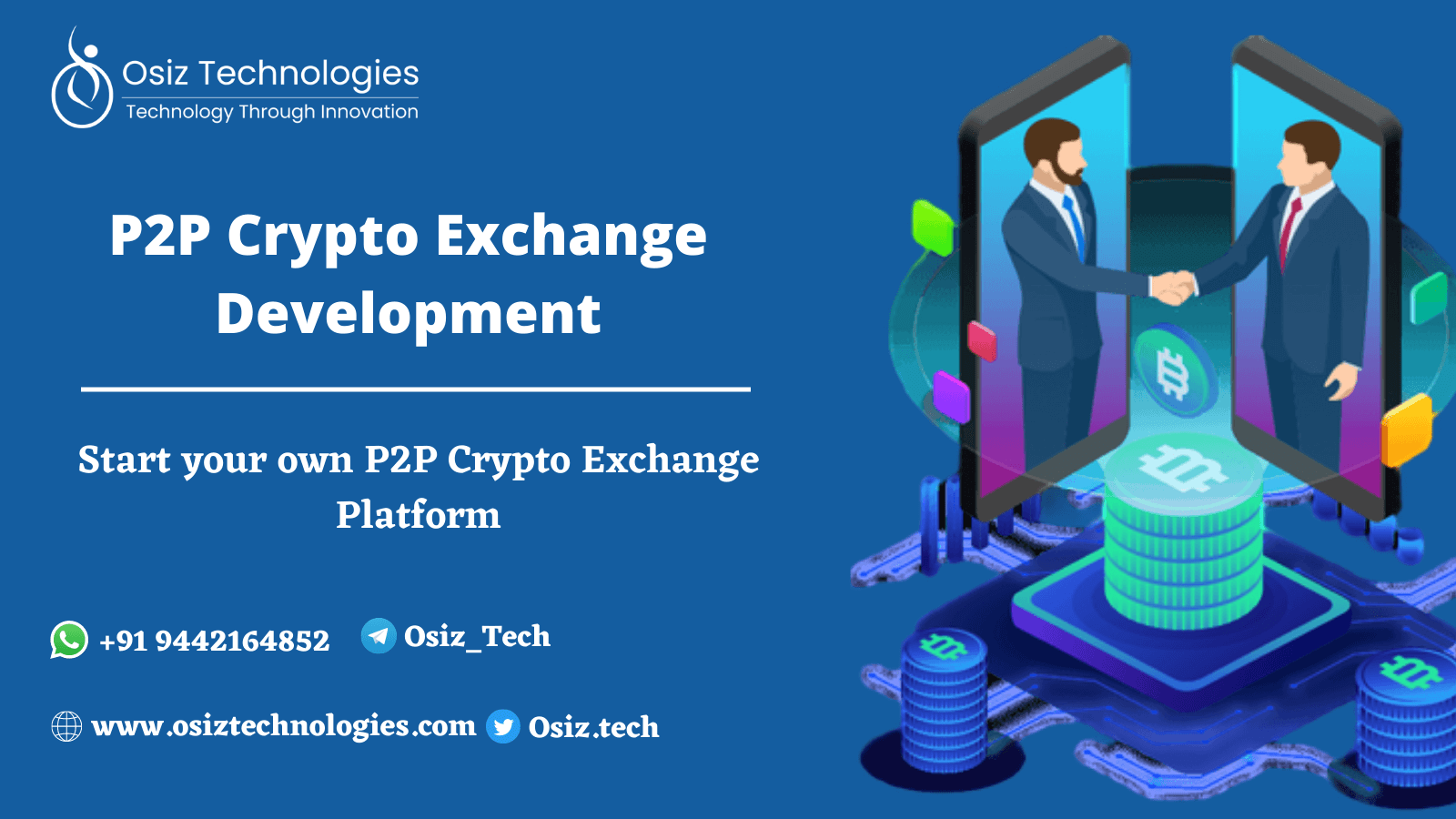 develop a p2p crypto exchange